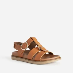 Sandale cuir multi brides^Texto Online