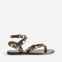 Sandale cuir décor médailles^Texto Discount
