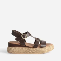 Sandale cuir^Texto Hot