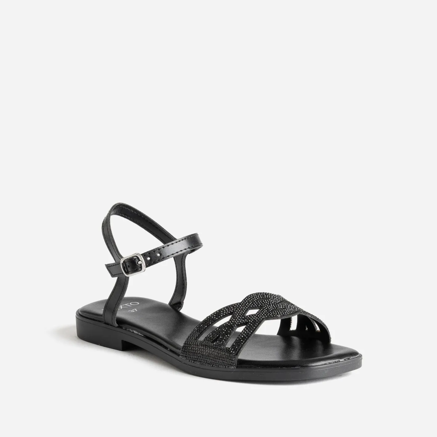Sandale e brides strassées^Texto Discount