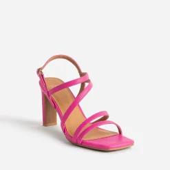 Sandale fluo à talon^Texto