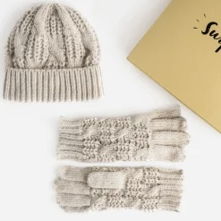 Set bonnet et gants s en tricot^Eram Discount