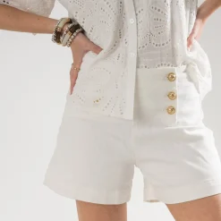 Short à pont en jean^Texto Outlet
