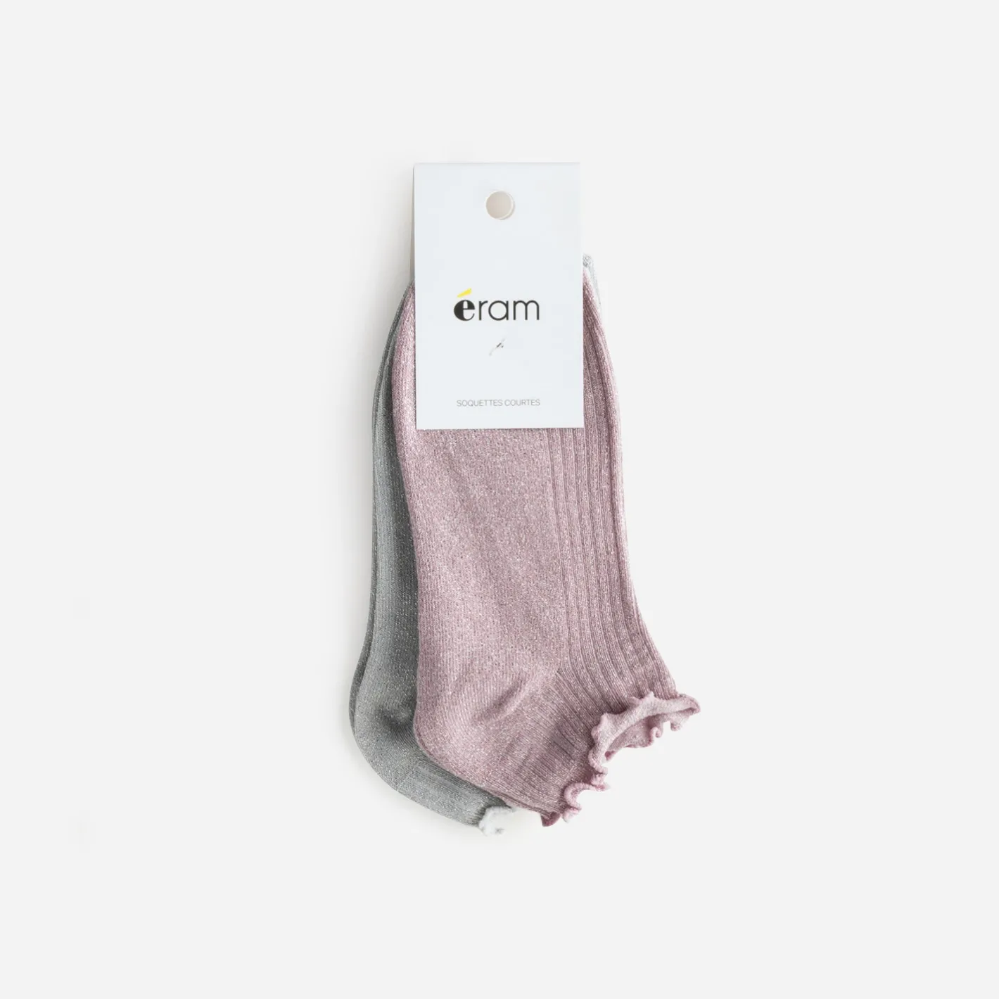 Socquettes et grise pailletées^Eram New