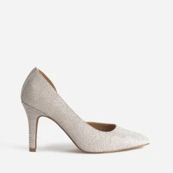 Stiletto beige pailleté^Texto Sale
