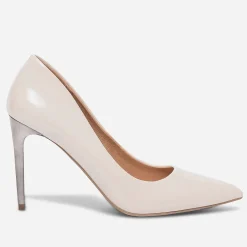 Stiletto nude verni à talon miroir^Texto New