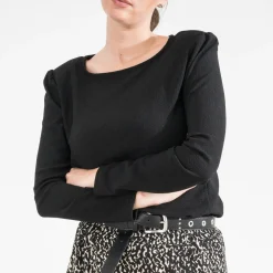 Tee-shirt à épaulettes^Texto Clearance