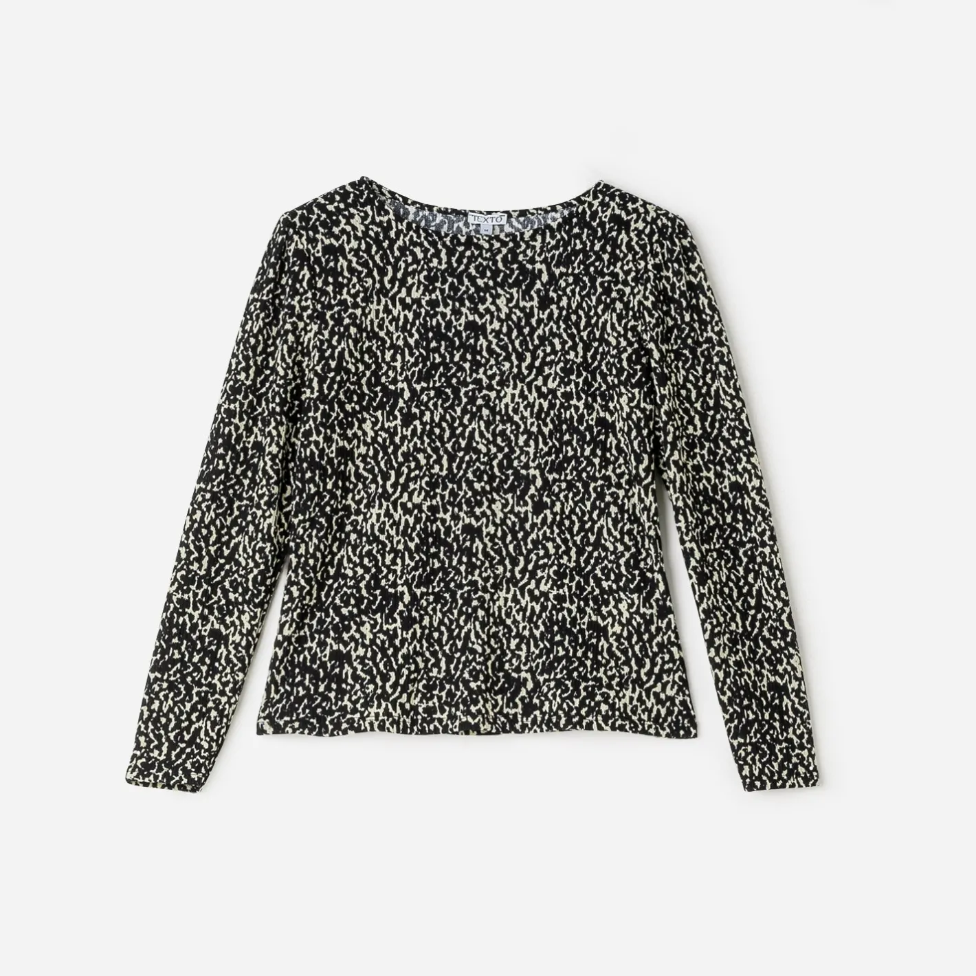 Tee-shirt imprimé animalier à épaulettes^Texto Online