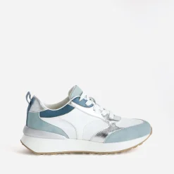 Tennis blanche, e et argent semelle amovible^Eram Sale