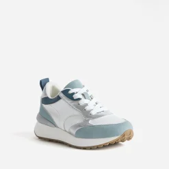 Tennis blanche, e et argent semelle amovible^Eram Sale