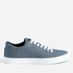 Tennis bleu chiné en toile^Eram New