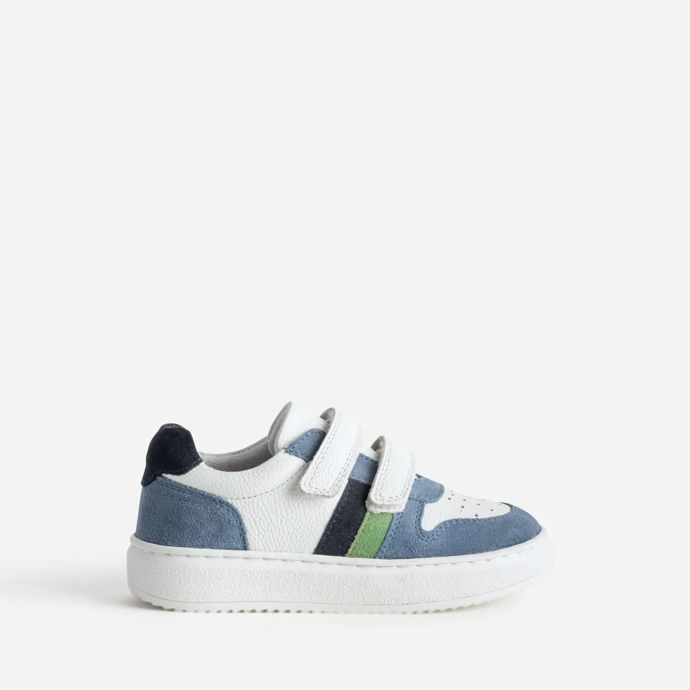 Tennis blanc, , vert cuir^Buggy Outlet
