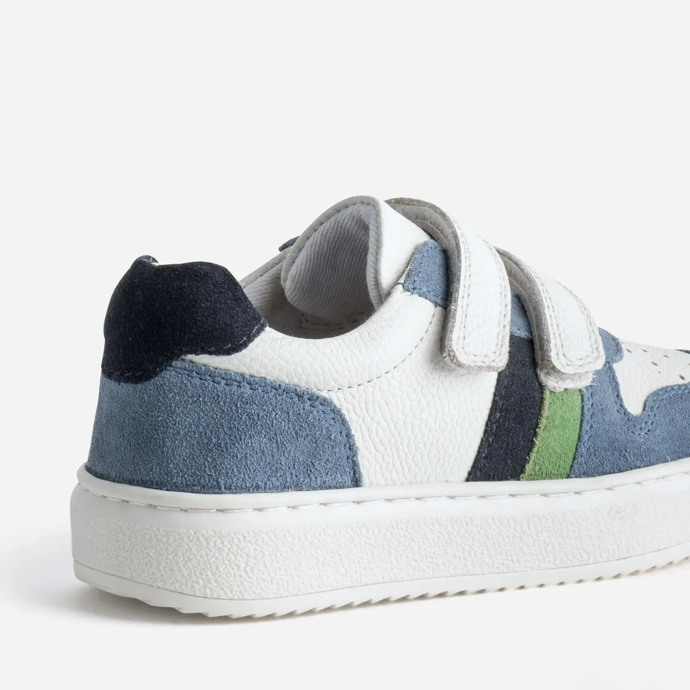 Tennis blanc, , vert cuir^Buggy Outlet