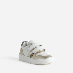 Tennis blanche, dée, motif léopard^Buggy Best