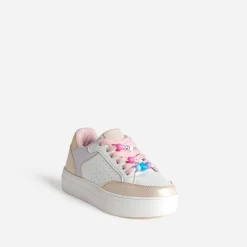 Tennis blanche et pastel détails perles^Buggy Outlet