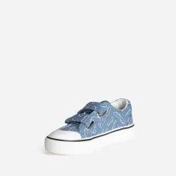 Tennis e toile motif skates à scratchs^Buggy Discount