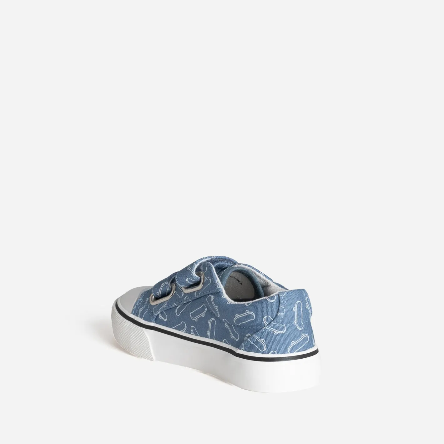 Tennis e toile motif skates à scratchs^Buggy Discount