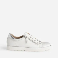 Tennis blanche en cuir^Caprice Outlet