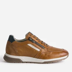 Tennis camel en cuir^Fluchos New