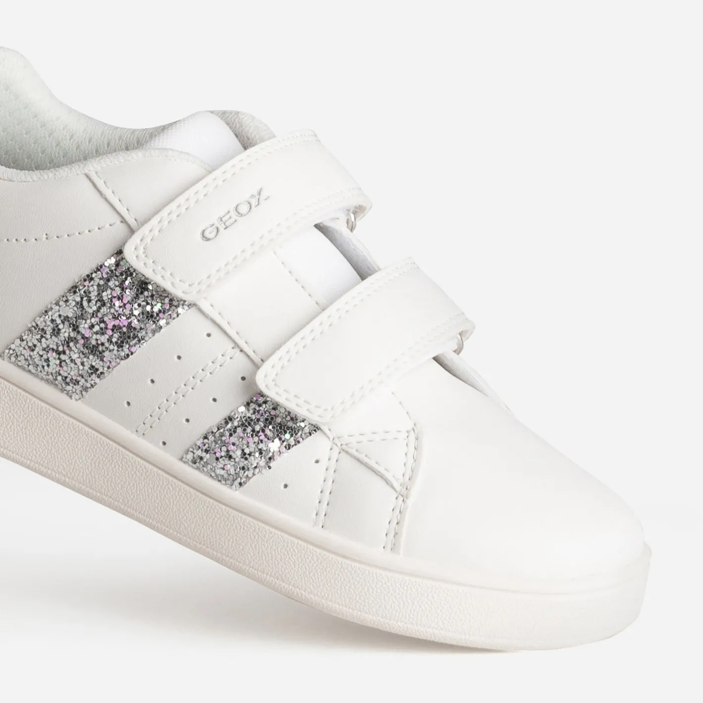 Tennis he détails gris argenté^GEOX New