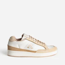 Tennis beige cuir^Le Coq Sportif Clearance