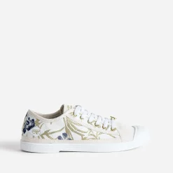 Tennis beige broderies or^Le Temps des Cerises Discount