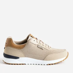 Tennis beige en mesh détails camel^Lee Cooper Clearance