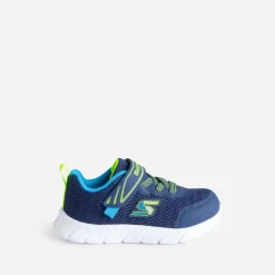 Tennis en tissu mesh bleu^Skechers Outlet