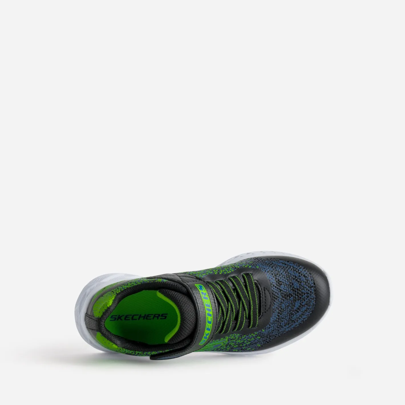 Tennis e, bleu, vert fluo^Skechers New
