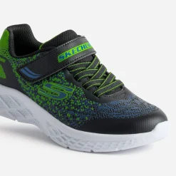 Tennis e, bleu, vert fluo^Skechers New