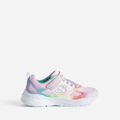 Tennis rose et fluo arc-en-ciel^Skechers Sale
