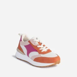 Tennis beige et terracotta à détails vernis s^Texto Outlet
