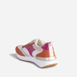 Tennis beige et terracotta à détails vernis s^Texto Outlet