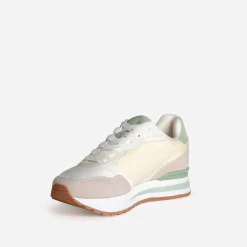 Tennis , beige, jaune, vert^Texto Sale