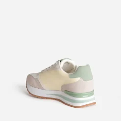 Tennis , beige, jaune, vert^Texto Sale