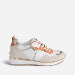 Tennis he, beige, terracotta et or^Texto Discount