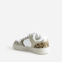 Tennis he, beige, effet léopard^Texto Clearance