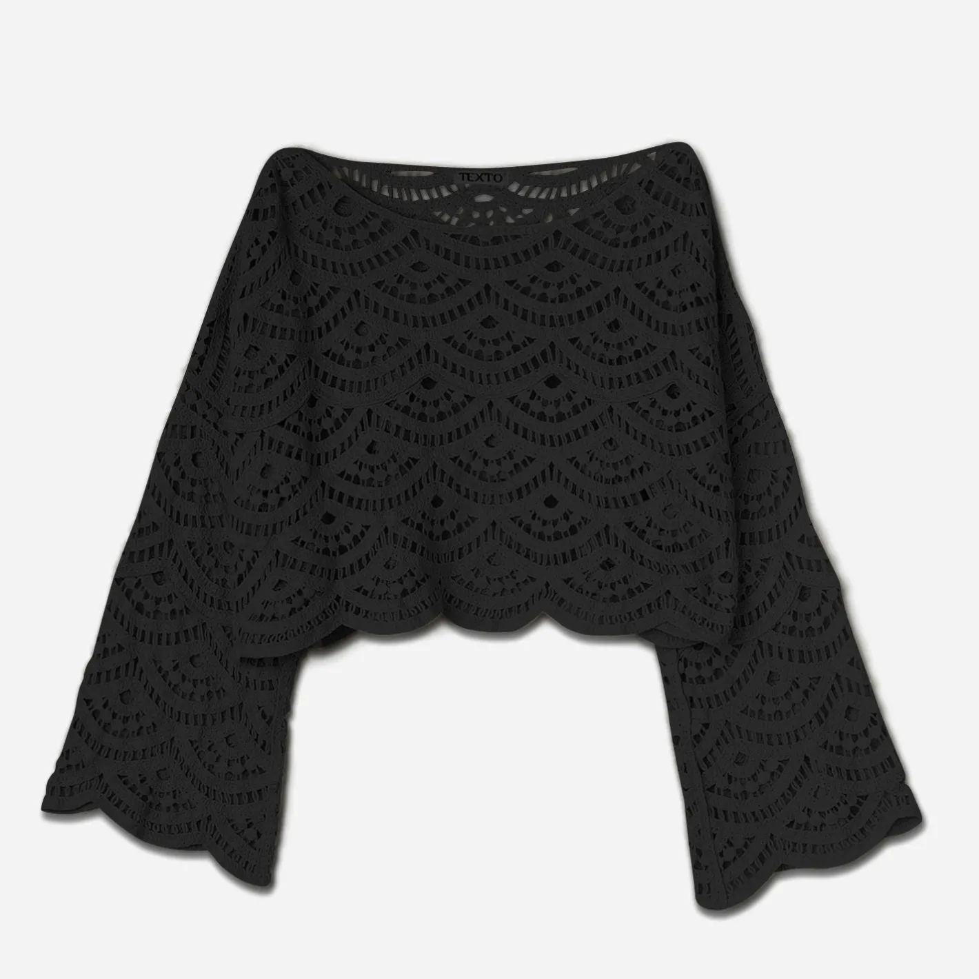 Top en macramé^Texto Discount